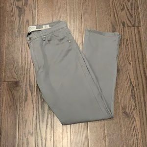 PD&C 33W 32L slim gray stretchy chinos